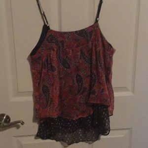 Tank top spaghetti noodle straps